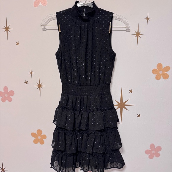 Altar'd State Navy Ruffled Mini Dress - Picture 5 of 5